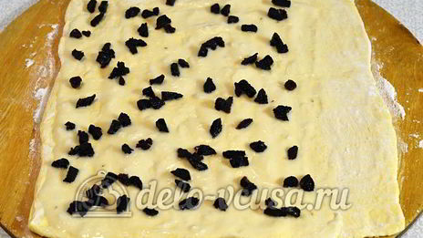 лимонный рулет с начинкой