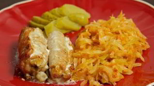 Мясной рулет на пару