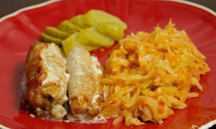 Рецепт мясной рулет на пару