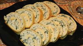 Нежный рулет из кальмаров