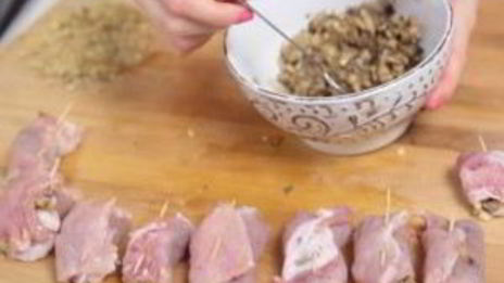 новогодние рулетики