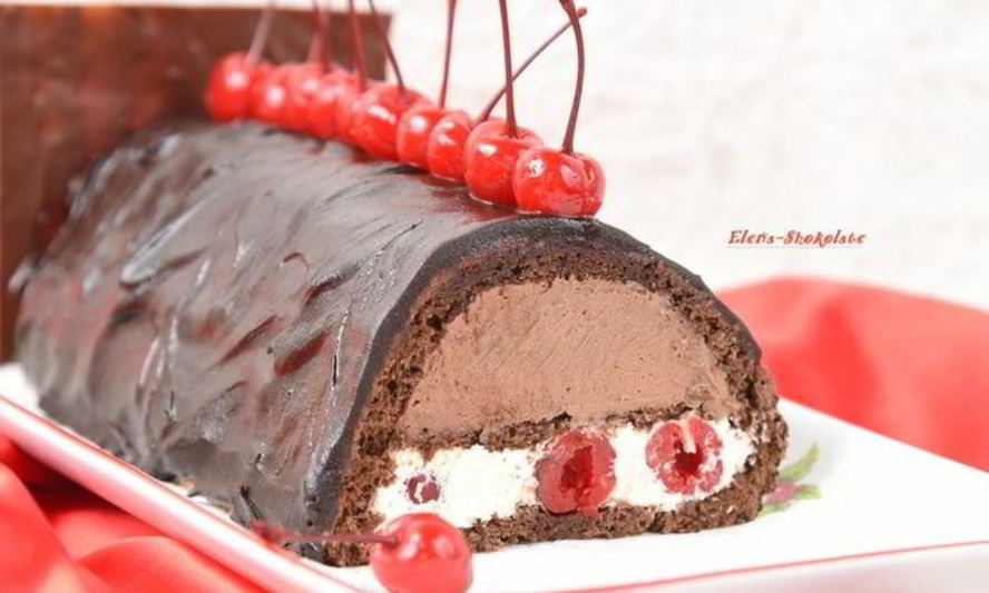 Рецепт рулет черный лес