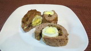 Рулет из индейки в духовке