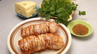 Рулет из куриных окорочков