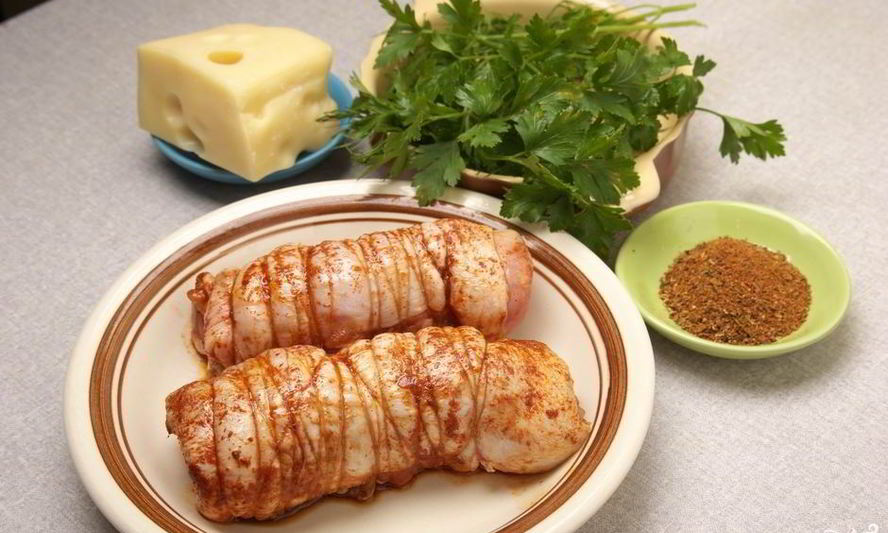 Рецепт рулет из куриных окорочков