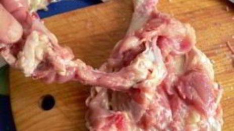рулет из куриных окорочков