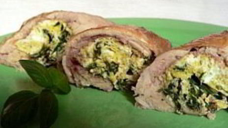 рулет из куриных окорочков