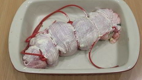 рулет из курицы со шпинатом