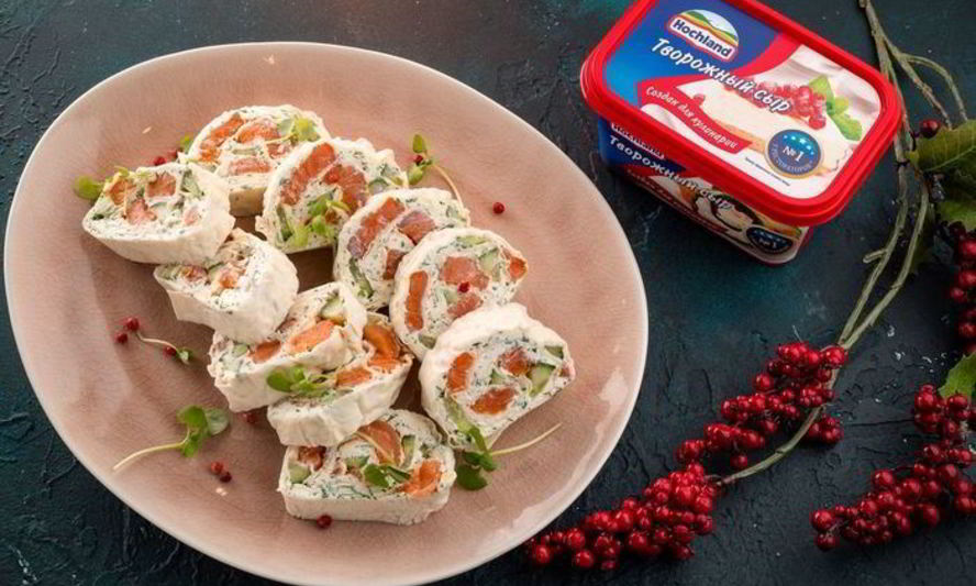 Рецепт рулет из лаваша новогодний