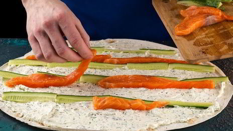 рулет из лаваша новогодний