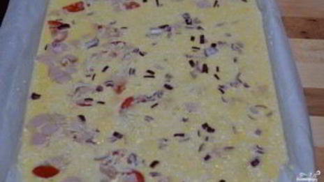 рулет из омлета с сыром