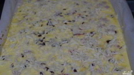 рулет из омлета с сыром