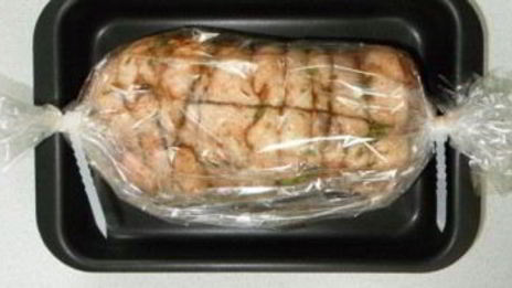 рулет из пузанины в духовке