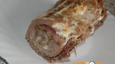 рулет из свинины с начинкой