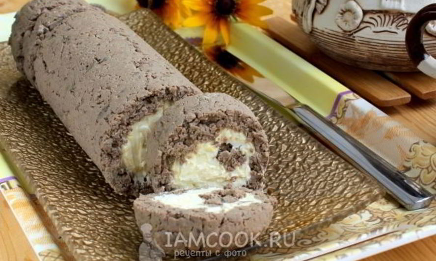 Рецепт рулет печеночный с маслом