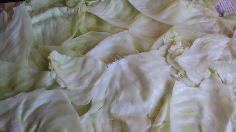 рулет с капустой, гречневой кашей и грибами