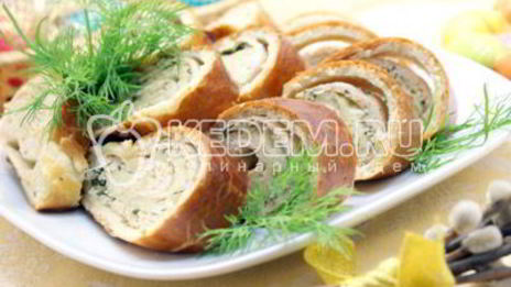 рулет с рыбой