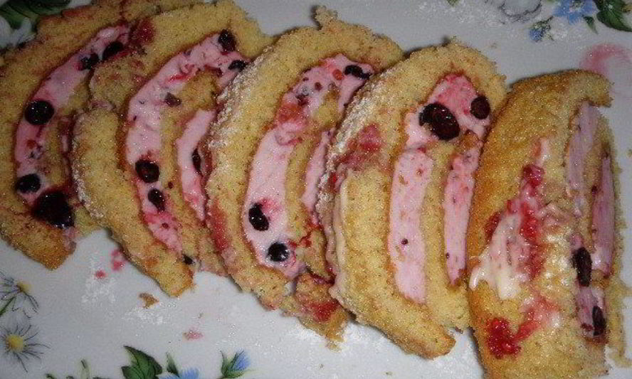 Рецепт рулет зимняя ягодка