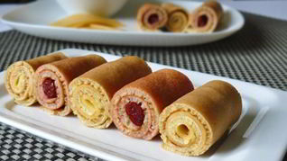 Рулетики из блинов