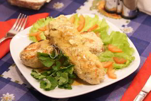 Рулетики из грудок куриных