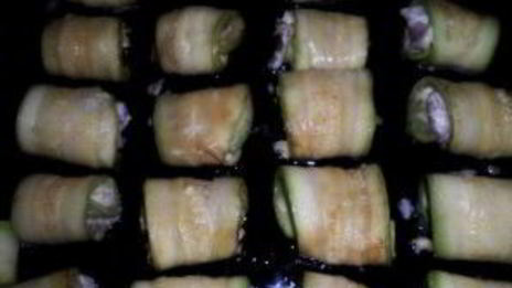 рулетики из кабачков