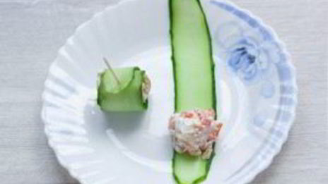 рулетики из огурцов с начинкой
