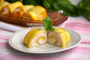 Рулетики из цукини с курицей и сыром