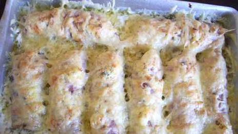 рулетики мясные с сыром