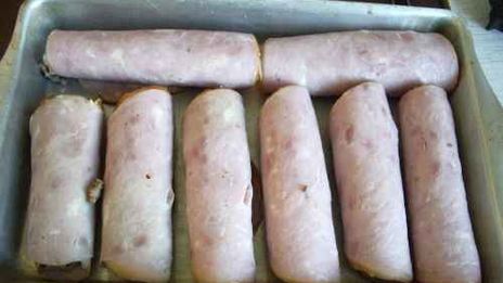 рулетики мясные с сыром