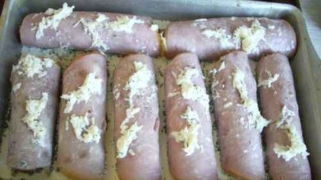 рулетики мясные с сыром