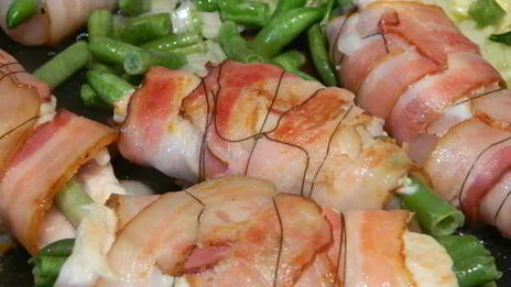 рулетики с фасолью