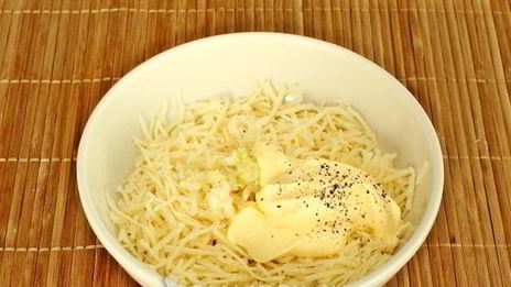 рулетики с ветчиной, сыром и чесноком