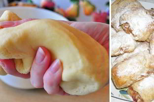 Рулетики с яблоками