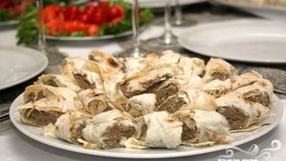 Рулеты с печеночным паштетом