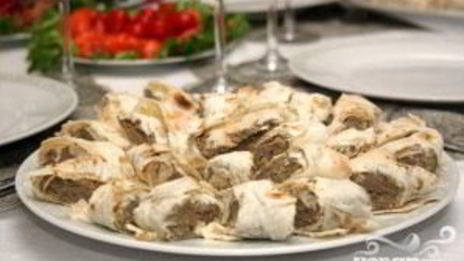 рулеты с печеночным паштетом