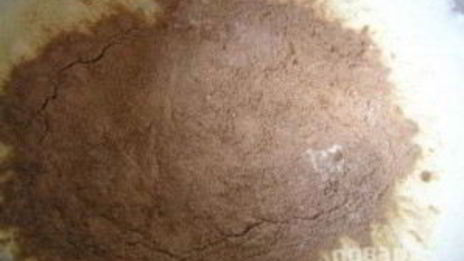 шоколадный рулет с бананом