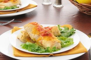 Запеченный рулет из лаваша милена