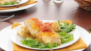 Запеченный рулет из лаваша милена