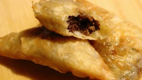 самоса из теста фило с мясом