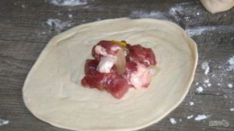 самса узбекская слоеная с мясом