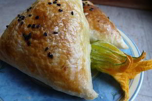 Слоеная самса с тыквой