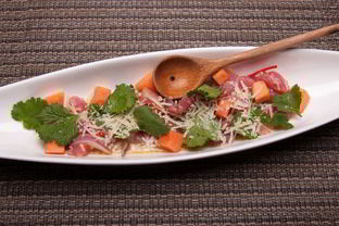 Севиче бачиче с тунцом и папайей