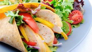 Домашняя шаурма с курицей