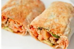 Шаурма домашняя с курицей