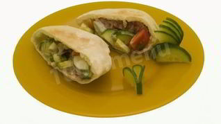 Шаурма из баранины с фаршем