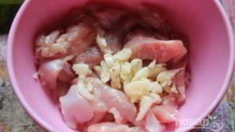 шаурма по-домашнему с курицей