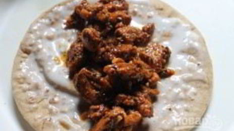 шаурма по-домашнему с курицей