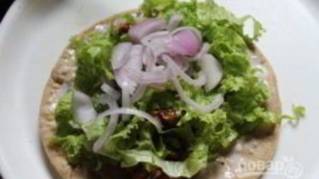 шаурма по-домашнему с курицей