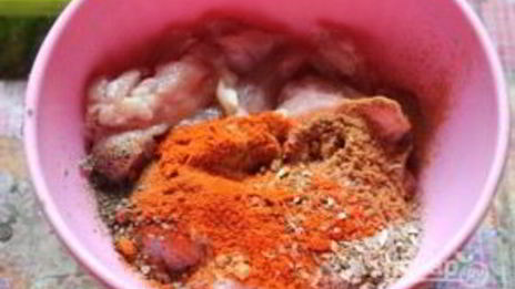 шаурма по-домашнему с курицей