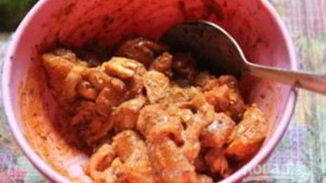 шаурма по-домашнему с курицей